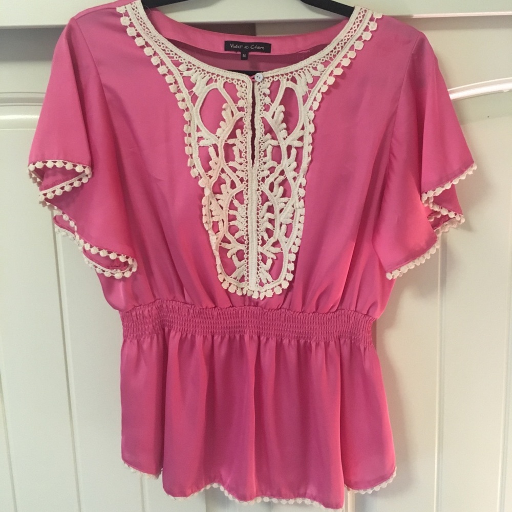 Super cute, pink blouse